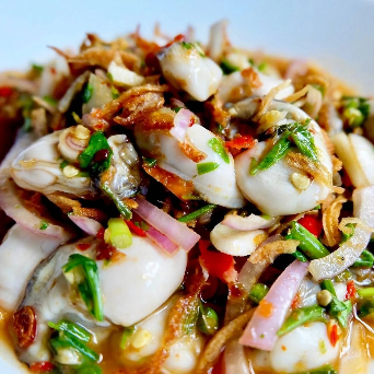 Spicy Oyster Salad